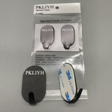 PKLIYH Metal Garment Hooks, Carbon Steel, Adhesive Installation, Simple Modern Style, 1-3kg Capacity, Set of 2