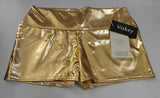 VISKEY Women's Shiny Shorts for Dancewear Nightclub Rave Party