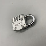 PKLIYH Silver Metal Combination Lock for Doors, Password Protected