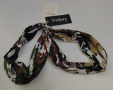 VISKEY 2 Pack Camouflage Sport Headbands for Men Running Cycling Fitness