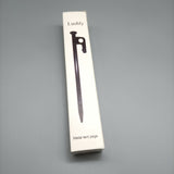 Lushly Metal tent pegs, sturdy and stable, rust and corrosion resistant, best choice for fixing tents