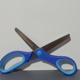 Rotbackmin Children's Scissors - Safe and Easy-to-Use Blue Handled Scissors (One Piece)