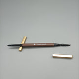 G Cosmetic Pencils, Dual-Ended Black Eyebrow Pencil, Triangular Tip, Waterproof & Sweat-Proof Black Eyebrow Pencil