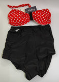VISKEY Women's High Waisted Bikini Set Padded Push Up Two Piece Swimsuits