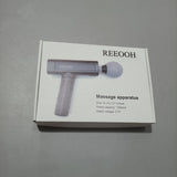 REEOOH Massage Apparatus,Portable Handheld Massager,Black,1200mA , 3.7V