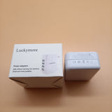Luckymore Power Adapters,Compact White Design,Reliable Charging Solution for Your Devices