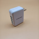 Luckymore Power Adapters,Compact White Design,Reliable Charging Solution for Your Devices
