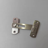 Eockatoo Polished Stainless Steel Metal Latches - Easy Installation, 53mm Hole Spacing, Ideal for Wooden Doors and Cabinets