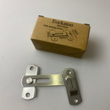 Eockatoo Polished Stainless Steel Metal Latches - Easy Installation, 53mm Hole Spacing, Ideal for Wooden Doors and Cabinets