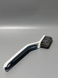 Neatjolly Household Cleaning Brushes, Black Bristles with White Handle, Compact Design, 15 x 4 x 2 cm