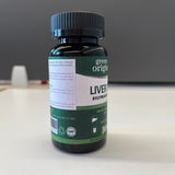 GREEN ORIGIN Liver Detox Dietary Supplement - Milk Thistle Extract, Promotes Liver Function, 3000mg, 60 Tablets