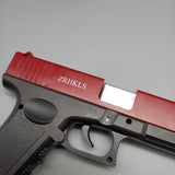 ZRHKLS Toy pistols, safe soft elastic, classic anthropomorphic shape, let children play safely