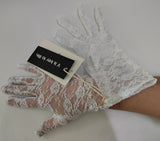 VISKEY Women Short Elegant Lace Gloves for Evening Wedding Tea Party