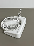 LuniosisL Portable Electric Fans for Personal Use Tabletop Air Circulator Fan, Small, White – Quiet Personal Fan for Home or Office, 3 Speeds, regular
