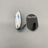 PKLIYH Metal Garment Hooks, Carbon Steel, Adhesive Installation, Simple Modern Style, 1-3kg Capacity, Set of 2