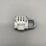 PKLIYH Silver Metal Combination Lock for Doors, Password Protected