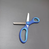 Rotbackmin Children's Scissors - Safe and Easy-to-Use Blue Handled Scissors (One Piece)