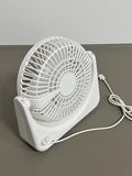 LuniosisL Portable Electric Fans for Personal Use Tabletop Air Circulator Fan, Small, White – Quiet Personal Fan for Home or Office, 3 Speeds, regular