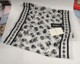 VISKEY Womens Scarf Lightweight Skull Print Scarf