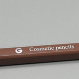 G Cosmetic Pencils, Dual-Ended Black Eyebrow Pencil, Triangular Tip, Waterproof & Sweat-Proof Black Eyebrow Pencil