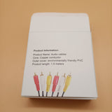Jozzai Audio Cables, Premium Copper Conductor, Environmentally Friendly PVC, 1.5 Meters