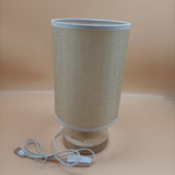 Parts3A Lamps,One-button switch, linen lampshade, warm atmosphere
