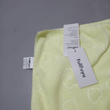 FUIIFUYU Towels, Polyester and Nylon, 75x35cm, Quick-Drying and Absorbent, Yellow