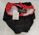 VISKEY Women's High Waisted Bikini Set Padded Push Up Two Piece Swimsuits