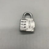 PKLIYH Silver Metal Combination Lock for Doors, Password Protected