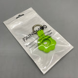 FAINDMOO Protective cases for use wth wireless electronic devices for locating and tracking personal objects, Cat Paw Design, Fits 2.5cm Collar, Silicone, Shock-Resistant, 6.5x3.5cm, Green