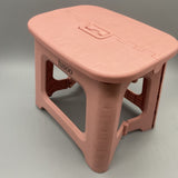Tusoo Fishing Stool - Durable Plastic, Compact Design, 9.3 x 7.5 x 7.9 Inches, Pink