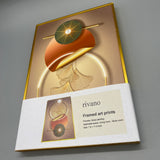 rivano  Framed Art Prints - 7.9x11.8 Inches, Spray Paint Craft，Suitable for Living Room, Study