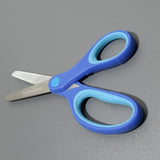 Rotbackmin Children's Scissors - Safe and Easy-to-Use Blue Handled Scissors (One Piece)