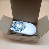 Runhome Portable Mini Electric Fan - White, Perfect for Personal Use