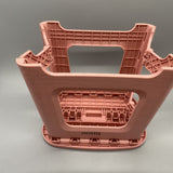 Tusoo Fishing Stool - Durable Plastic, Compact Design, 9.3 x 7.5 x 7.9 Inches, Pink
