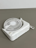 LuniosisL Portable Electric Fans for Personal Use Tabletop Air Circulator Fan, Small, White – Quiet Personal Fan for Home or Office, 3 Speeds, regular