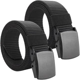 VISKEY Universal Outdoor Canvas Military Tactical Belts with Plastic Buckle