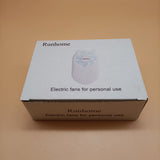 Runhome Portable Mini Electric Fan - White, Perfect for Personal Use