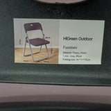 HiGreen Outdoor Furniture,Folding Folding Chair Plastic Outdoor/Indoor