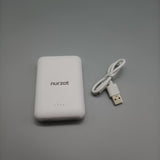 nurzat ell phone battery chargers,10000mAh, white, portable charging for iphone and android phones and other devices