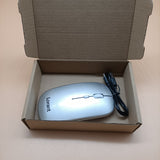 Lorant Computer Mouse, Wireless Bluetooth/2.4G Connection, 800-1200-1600 DPI, Silver