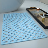 Silicone Massage Anti-slip Mat with Suction Cups - Shower Foot Pad for Bathroom, PVC Floor Mat for Shower, Bath, and Toilet