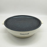 Gesywell Skillets,Non-stick electric frying pan saves time and makes delicious sandwiches and hash browns easy