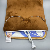 Coowalk Electrically Heated Footmuffs, 380x380mm, 220V, 24W, 50Hz, Brown, with Temperature Adjustment