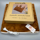 Coowalk Electrically Heated Footmuffs, 380x380mm, 220V, 24W, 50Hz, Brown, with Temperature Adjustment