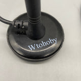 Wtohoby Aerials , Pure Copper Screw Thread, TV Plug, 25×4cm, Black