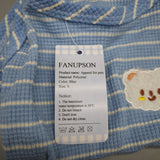 FANUPSON Apparel for pets – Polyester, Blue, Size S – Soft & Comfortable Dog Clothes for Small Pets, Lightweight & Stylish Puppy Outfit