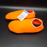 i Watershoes Aqua Shoes - Single Lycra Elastic Upper, Non-Slip Composite Sole & Lightweight Comfort Water Socks for Beach, Swimming, Snorkeling & Yoga; Ideal for Active Men, Women & Water Sports Enthusiasts; Orange, Size US 8