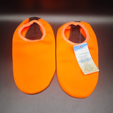 i Watershoes Aqua Shoes - Single Lycra Elastic Upper, Non-Slip Composite Sole & Lightweight Comfort Water Socks for Beach, Swimming, Snorkeling & Yoga; Ideal for Active Men, Women & Water Sports Enthusiasts; Orange, Size US 8