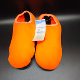 i Watershoes Aqua Shoes - Single Lycra Elastic Upper, Non-Slip Composite Sole & Lightweight Comfort Water Socks for Beach, Swimming, Snorkeling & Yoga; Ideal for Active Men, Women & Water Sports Enthusiasts; Orange, Size US 8